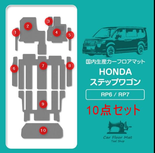 ステップワゴンRP6/RP7用フロアマット レビュー